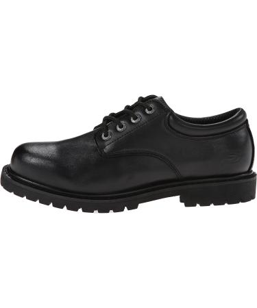 Skechers Men's Cottonwood Elks Slip Resistant Shoe 10.5 Black - Ideal for Work - Buy Online on GoSupps.com