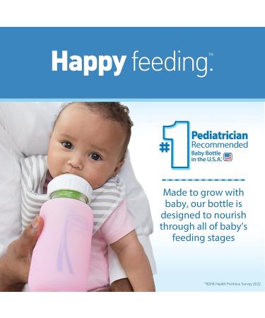 Dr. Brown's Natural Flow Anti-Colic Glass Baby Bottles 5 oz - 3 Pack, Slow Flow Nipple - Buy Online on GoSupps.com