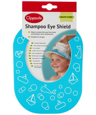 Clippasafe eye protection to protect your eyes from shampoo when washing your hair