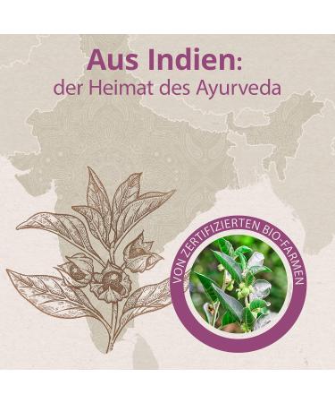 Ashwagandha KSM-66 & Olive Leaf Extract - Organic 600mg 60 Vegan Capsules - Premium Stress Relief & Wellness Support - Buy Online on GoSupps.com