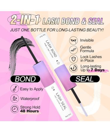 ALICE Lash Extension Kit - 140PCS Fluffy Wispy Individual Lashes DIY Eyelash Extensions 10-16MM - Strong Hold with Lash Bond and Seal - Buy Online on GoSupps.com
