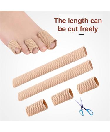 5-Piece Cutable Silicone Toe Protection Cushion | Soft Gel Toe Cap Pads for Corns Callus Bunion Relief - 1.5cm x 15cm - Buy Online on GoSupps.com