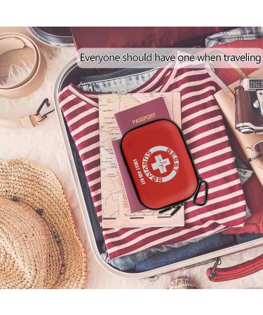 Portable Small First Aid Kit for Camping, Hiking, Car, Home - Compact Medical Supplies in EVA Case - Emergency & Medical Supplies - Buy Online on GoSupps.com