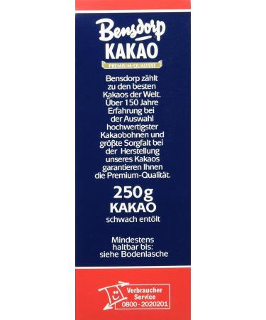  Bensdorp BENSDORP KAKAO Premium Qualitt Pack of 10 Packs of 10 x 250 g Package) - Buy Online on GoSupps.com