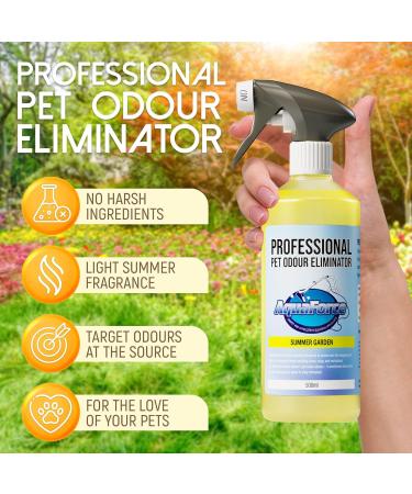 AQUAFORCE Pet Odour Eliminator Spray Strong Enzyme Odour Bacteria Eating Deodoriser & Dog Urine Neutraliser | Pet Odour Remover | Smells from Carpet Upholstery - Buy Online on GoSupps.com