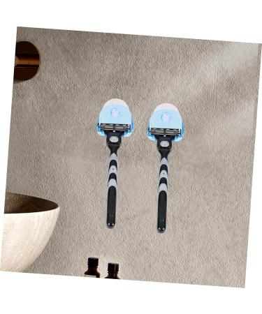 Hakidzel 2-Pack Suction Cup Razor Holder Rack - Wall-Mounted Shaver Storage for Bathroom - Buy Online on GoSupps.com