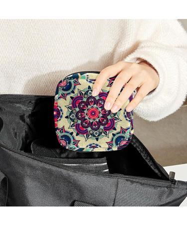 Buy Women's Bonds Storage Pocket Stillpad Holder - Bohemia Flower Geometry Pattern Portable Period Kit - Feminine Product Bag - Color 3 - Buy Online on GoSupps.com
