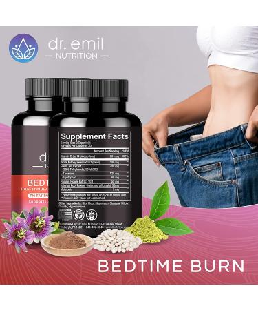 Dr. Emil PM Fat Burner & Sleep Aid - Nighttime Appetite Suppressant - 60 Capsules - Buy Online on GoSupps.com