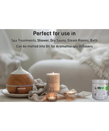 Mak Menthol Crystals 4 oz - Pure Organic 100% Natural - Menthol Crystals from Mint Crystal Mints Mentha Arvensis - Comes in a Jar for Long-Lasting Freshness - Buy Online on GoSupps.com