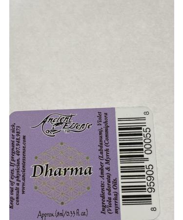 Ancient Essence Dharma Essential Oil Blend: Align with Purpose & Harmony - Pure & Natural Aromatherapy Oil for Meditation Balance - 5ml Bottle Dharma 0.16 Fl Oz (Pack of 1) - Buy Online on GoSupps.com