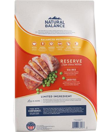 Natural Balance Limited Ingredient Diet | Grain-Free Dry Cat Food - Duck, Chicken, Salmon, Venison | Green Pea & Duck Recipe - 10 lb - Buy Online on GoSupps.com
