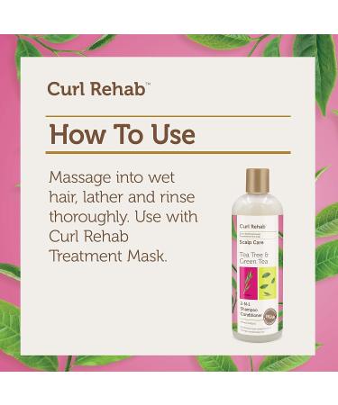 Scalp Recovery Treatment 2 in 1 Shampoo & Conditioner - Tea Tree & Green Tea 16 Oz - International Shipping Available - Buy Online on GoSupps.com