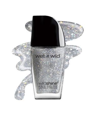 wet n wild Wild Shine Nail Polish  Kaleidoscope  Glitter Top Coat  Nail Color