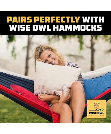 Wise Owl Outfitters Camping Pillow - Compressible Memory Foam Travel Pillow for Backpacking - Small/Medium Blue - Buy Online on GoSupps.com