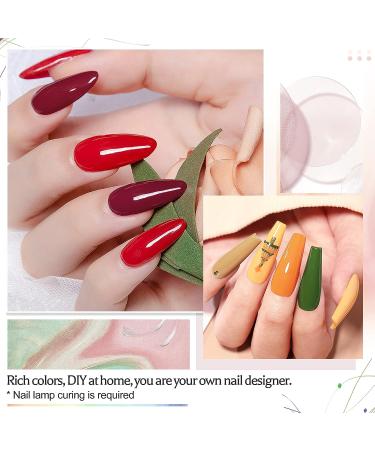 JODSONE 35 PCS Gel Nail Polish Set - 32 Colors Gel Nail Kit with Base & Top Coat - Multicolor Collection, Perfect Gift for Women - Buy Online on GoSupps.com