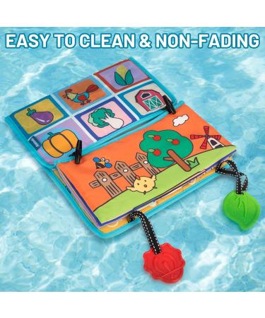 Wisply Baby Mirror Toys - Foldable Sensory Toy with Crackling Fabric Books & Contrast Patterns for Newborns & Toddlers | Cognitive Educational Play - Buy Online on GoSupps.com