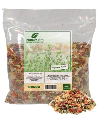 Vegetable Soup Blend Dried Dehydrated Vegetable Flakes (1 Pound) 1 Pound (Pack of 1)