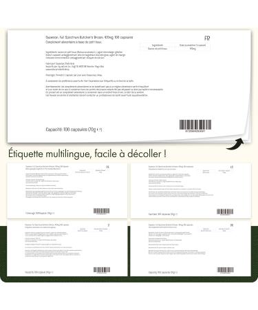 Swanson Full Spectrum Butcher's Broom (Datura) 470mg 100 Capsules Soy Free Gluten Free Non-GMO - Buy Online on GoSupps.com