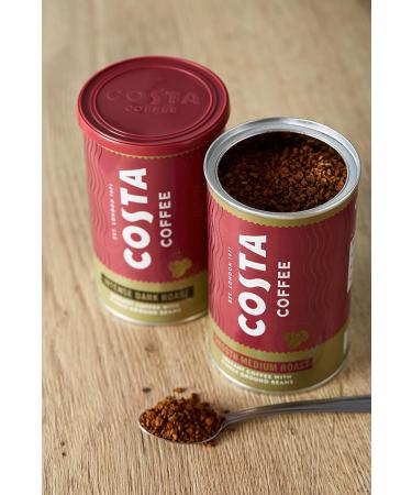 Costa Coffee Lot de 6 caf s instantan s lisses torr faction moyenne avec grains finement moulus Caf micromoulu 6 x 100 g (lot de 6) indicateur de force 3 Rainforest Alliance - Buy Online on GoSupps.com