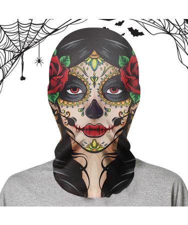 Halloween Ghost Masque - Horror Funny Mesh Full Headdress | Breathable And Realistic Ghost Masque Costume For Halloween Cosplay and Masquerade - Buy Online on GoSupps.com