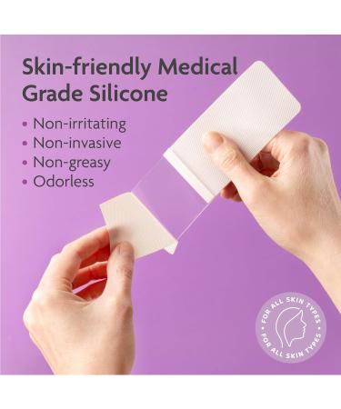 TriLASTIN Silicone Scar Sheets (6 Count) - Medical Grade Silicone Scar Tape for Keloid and Bump Removal - Buy Online on GoSupps.com