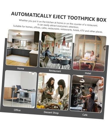 Alipis 5-Piece Travel Dispenser Container Set - Mini Tooth Cotton Holders with Lids Glass Food Storage 10.5x6x6cm - Buy Online on GoSupps.com