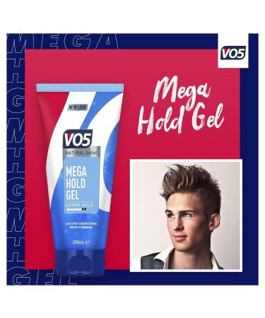 VO5 Mega Hold Styling Gel 200ml - Strong Hold Hair Gel - Buy Online on GoSupps.com