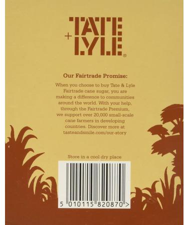 Fairtrade Tate & Lyle Demerara Sugar Cubes 500g - Premium Quality Sugar - Buy Online on GoSupps.com