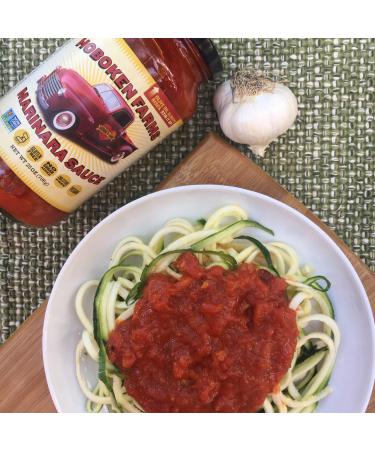 Hoboken Farms Marinara Gourmet Pasta Sauce - Keto Certified, No Sugar Added, Non GMO, Kosher, Vegan, Plant Based - 2-Pack, 1.56 Pound Each - Buy Online on GoSupps.com