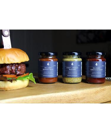 Burren Balsamics Stout & Treacle Mustard 100g | Bold & Tangy Flavor | Handcrafted in Ireland - Buy Online on GoSupps.com