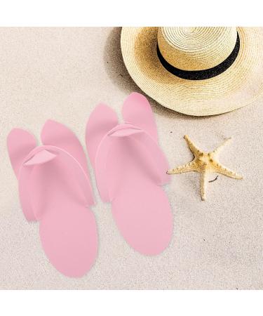Beavorty 12 Pairs Eva Foam Disposable Pedicure Slippers - White Foldable Travel Sandals for Women, Perfect for Pedicure and Manicure Supplies - Buy Online on GoSupps.com