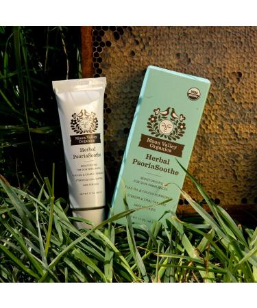 Moon Valley Organics PsoriaSoothe - Herbal Skin Relief with Flax Oil & Aloe Vera for Psoriasis Eczema & Dry Skin - Moisturizing Solution for Adults & Children - Buy Online on GoSupps.com