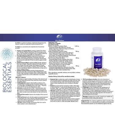 G.I. Detox Capsules - Cleanse, Soothe, and Replenish for Gastrointestinal Health (90 Capsules) - Buy Online on GoSupps.com