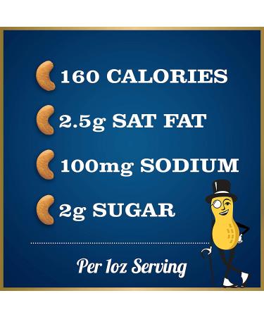 Planters Salted Deluxe Whole Cashews (8.5oz Canister) - Buy Online on GoSupps.com