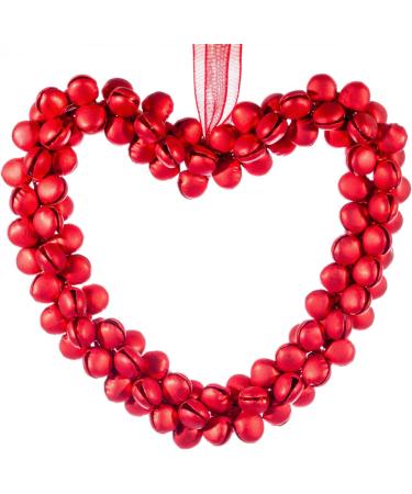 3 Pack Heart Shaped Wire Wreath Frame Set - 16 Inch Green Metal Rings for Valentine's Day, Weddings, and Home Decor - Buy Online on GoSupps.com