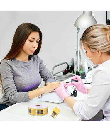 500 Self-Adhesive Nail Stencils for Gel Nails & Extensions - Gold Modeling Stencils | International Shipping - Buy Online on GoSupps.com