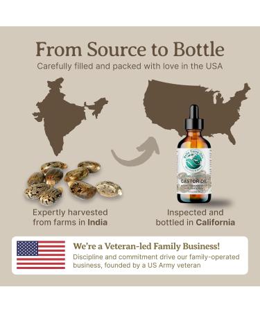 Bella Terra Oils - Organic Castor Oil 16 oz - A Nutrient-Dense Experience Packed with Minerals & Omega-9 Fatty Acids Elevate Your Beauty Regimen 16 Ounce - Buy Online on GoSupps.com