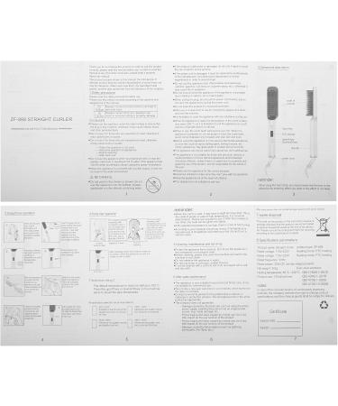 VOCOSTE Hair Straightener Brush - Fast Heating Anti-Scald Ceramic Hair Comb with 4 Temperature Settings | Ideal for Home & Travel | Champagne Color - Buy Online on GoSupps.com