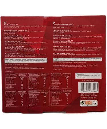 Deluxe Hot Chocolate Kit Gift Set - White Milk & Orange Flavours with Marshmallows & Sprinkles - Buy Online on GoSupps.com