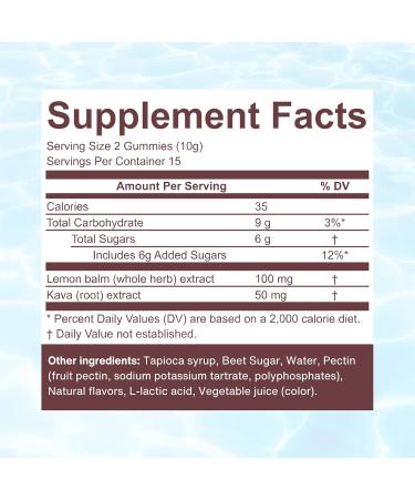 PROXY Fast-Acting Stress Relief Rescue Gummies | Natural Quick Calm with Kava Kava & Lemon Balm to Support Mental Relaxation, Cortisol Health | Non-Drowsy, Vegan, Natural Watermelon Flavor (30 Count) - Buy Online on GoSupps.com