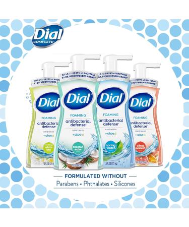 Dial Complete Foaming Anti-Bacterial Hand Wash Variety 4-Pack - Assorted Scents. 7.5 Oz Each - Buy Online on GoSupps.com