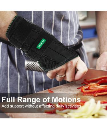 ZTL Upgraded Wrist Brace for Carpal Tunnel Relief - Adjustable Night Support with 3 Metal Splints for Arthritis Tendonitis & Sprains (L/XL Right Hand - Green - Buy Online on GoSupps.com