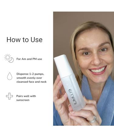 Emani Halo Vegan Anti-Aging Collagen Serum | Fine Lines Wrinkles & Texture Relief - 1.18 fl oz - Buy Online on GoSupps.com