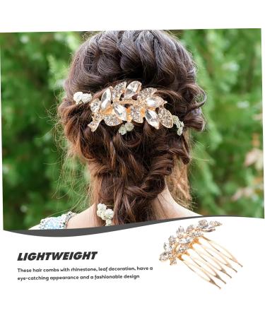 MAGICLULU hair comb bride hair side comb rhinestones Miss rhinestone hair comb bride issue card wedding eyebrow brush mini bangs comb hair accessories bride rhinestone hair comb - Buy Online on GoSupps.com