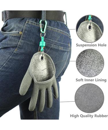 2 Pack Fishing Gloves for Safe Handling of Pike Catfish & More - Stab-Resistant Hunting Gloves for Fishing & Outdoor Adventures - Buy Online on GoSupps.com