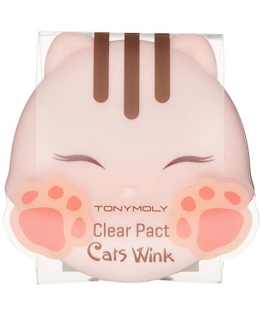 Tony Moly Cat's Wink Clear Pact - 0.38 oz (11 g) | Lightweight, Flawless Finish - Buy Online on GoSupps.com
