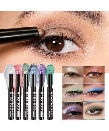 B ton de Fard Paupi res Cr meux | Stick clat pour les Yeux 6 Pi ces Longue Dur e R sistant l'Eau pour Voyage Anniversaire Quotidien Cosm tiques Femmes et Filles - Buy Online on GoSupps.com