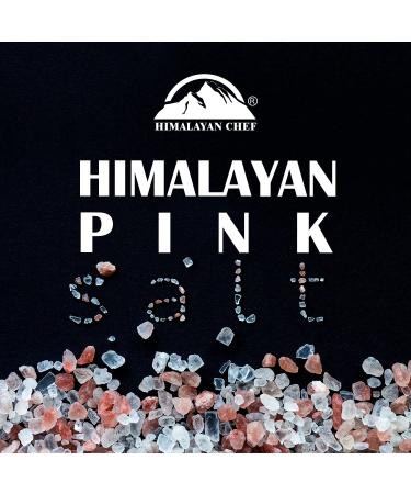 Himalayan Chef Pink Himalayan Salt Coarse Grain Refill Grinders 5 lb - 2 Count Plastic Jar (Pack of 2) - 10 lbs Total - Buy Online on GoSupps.com