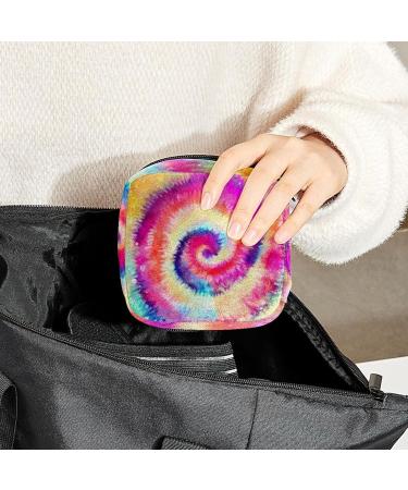 Colorful Tie-dye Menstrual Storage Bag | Period Pouch for Women & Teen Girls | Multi-colored 1pcs - Buy Online on GoSupps.com