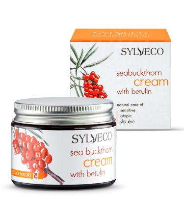 SYLVECO Birch Day Cream with Sea Buckthorn for Combination Skin with Betulin Face Cream for Dry and Impure Skin Natural Cosmetics for Face and Neck Size 50 ml